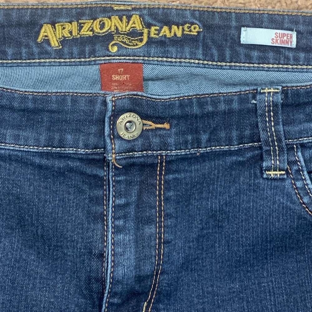 Arizona super skinny  jeans size 17 short - Picture 3 of 3